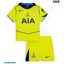 Camisa de Futebol Tottenham Hotspur Equipamento Alternativo Infantil 2025-26 Manga Curta (+ Calças curtas)